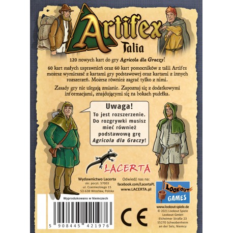 Agricola (wersja dla graczy): Talia Artifex