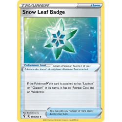 Snow Leaf Badge (EVS159/203) [NM/RH]