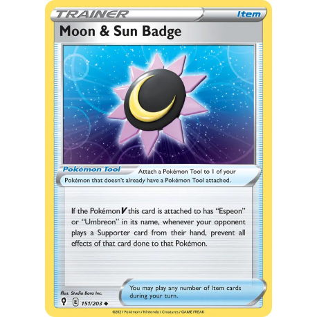 Moon & Sun Badge (EVS151/203) [NM/RH]