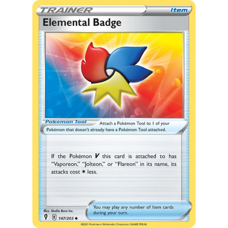 Elemental Badge (EVS147/203) [NM]