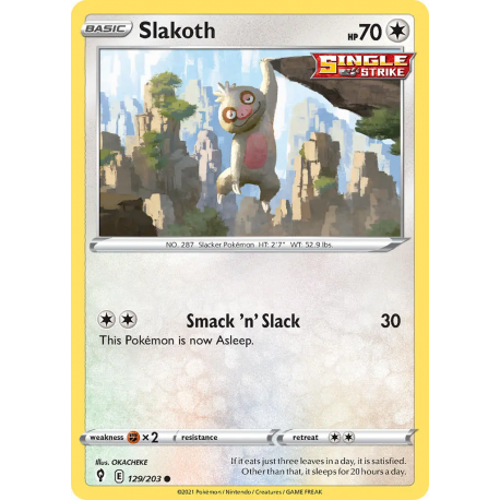 Slakoth (EVS129/203) [NM/RH]