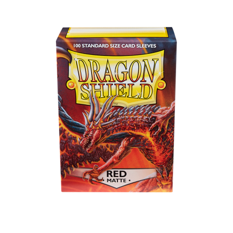 Dragon Shield - Matte Sleeves - Matte Red (100szt.)