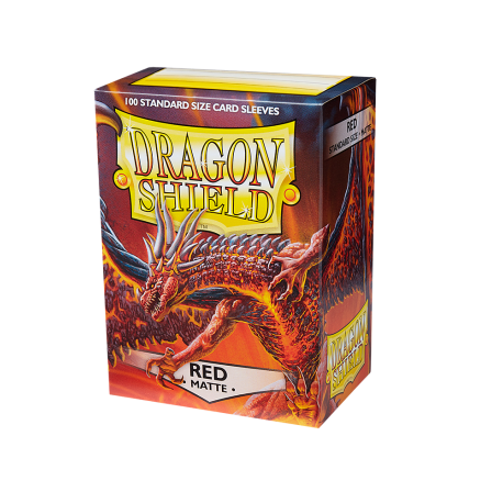 Dragon Shield - Matte Sleeves - Matte Red (100szt.)