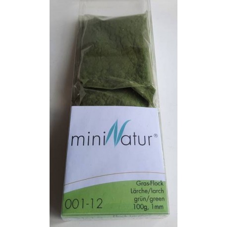 MiniNatur - Trawa elektrostatyczna - zielony letni modrzew - 1mm