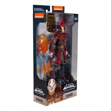 Avatar: The Last Airbender Prince Zuko Helmeted (Gold Series) 18 cm