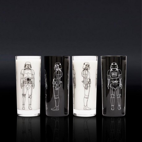 Original Stormtrooper Szklanki 4-Pack