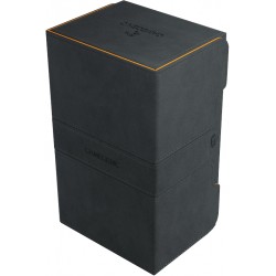 Gamegenic: Deckbox Stronghold 200+ Convertible - Black/Orange XL (Exclusive Line)