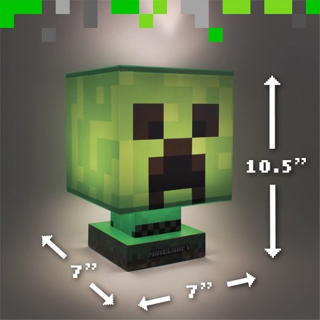 Lampka - Minecraft Creeper (wysokość: 26,6 cm)