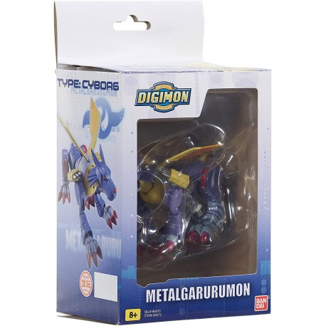 Shodo World Fun Action Fig Digimon Metalgarurumon