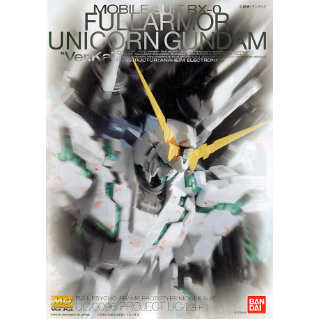 MG 1/100 RX-0 Full Armor Unicorn Gundam Ver. Ka