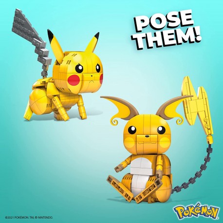 Mega Construx - Pokémon Trio (Pichu, Pikachu, Raichu)