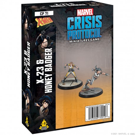 Marvel Crisis Protocol - X-23 & Honey Badger (przedsprzedaż)
