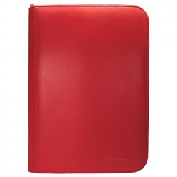 Ultra-Pro Klaser Pro-Binder Vivid 4-pocket Zippered - Czerwony