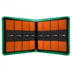 Ultra-Pro Klaser Pro-Binder Vivid 12-pocket Zippered - Zielony