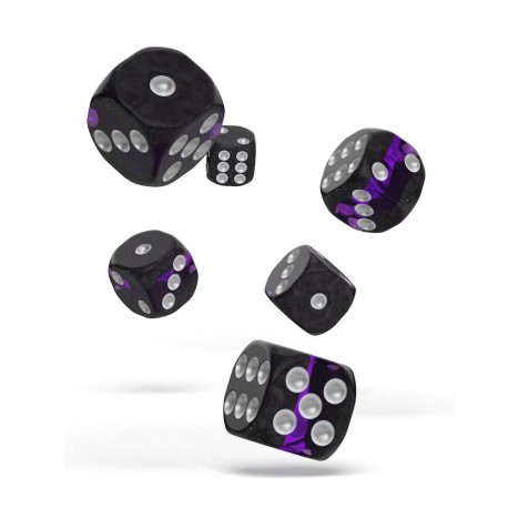 Oakie Doakie Dice D6 Dice 16 mm Enclave - Amethyst (12)