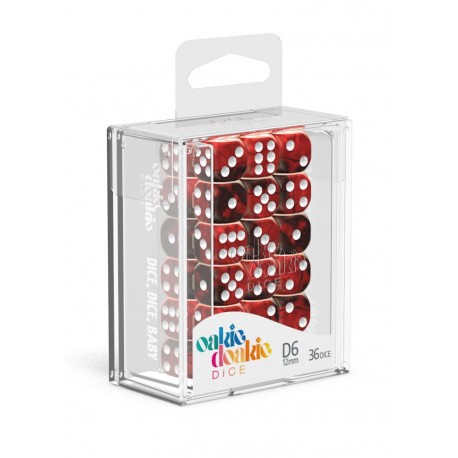 Oakie Doakie Dice D6 Dice 12 mm Gemidice - Vampire (36)