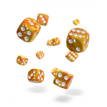 Oakie Doakie Dice D6 Dice 12 mm Gemidice - Sunstone (36)