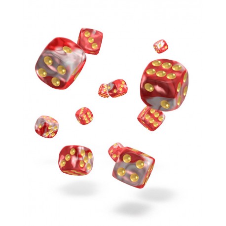 Oakie Doakie Dice D6 Dice 12 mm Gemidice - Red Sky (36)