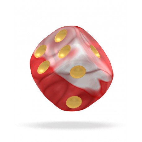 Oakie Doakie Dice D6 Dice 12 mm Gemidice - Red Sky (36)