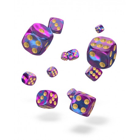 Oakie Doakie Dice D6 Dice 12 mm Gemidice - Amethyst (36)