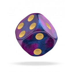 Oakie Doakie Dice D6 Dice 12 mm Gemidice - Amethyst (36)