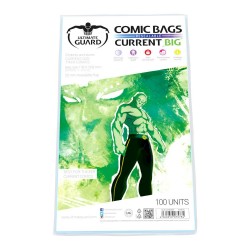 Ultimate Guard Comic Bags BIG Resealable Current Size (10)