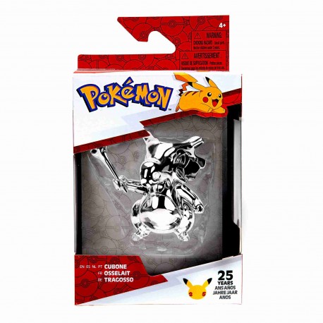 Pokemon Select Battle Mini Figures Silver - Cubone 7cm