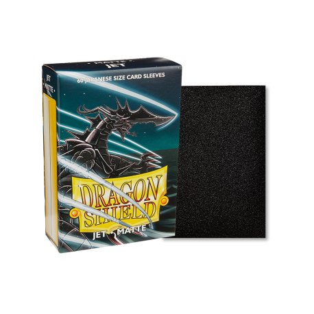 Dragon Shield - Japanese matte Sleeves - Jet (60 Sleeves)