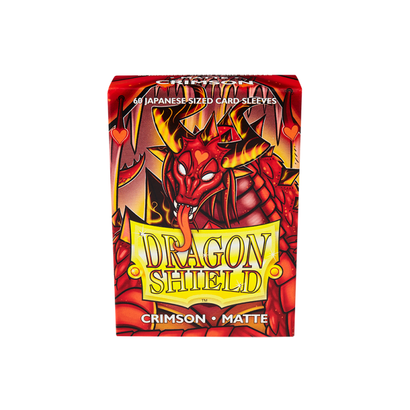 Dragon Shield - Japanese matte Sleeves - Crimson (60 Sleeves)