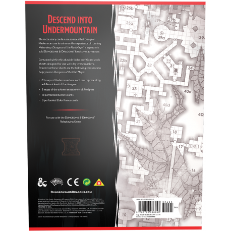 Dungeons & Dragons RPG - Dungeon of the Mad Mage Maps and Miscellany