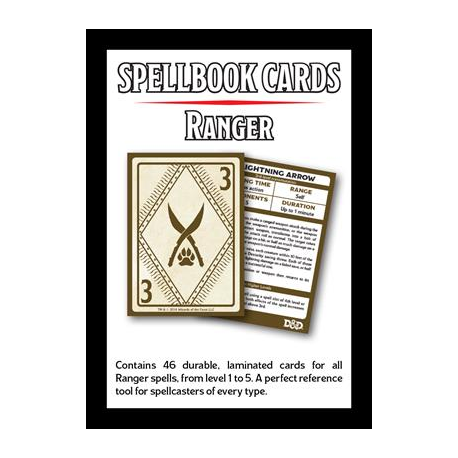 Dungeons & Dragons - Spellbook Cards - Ranger (46 Cards)