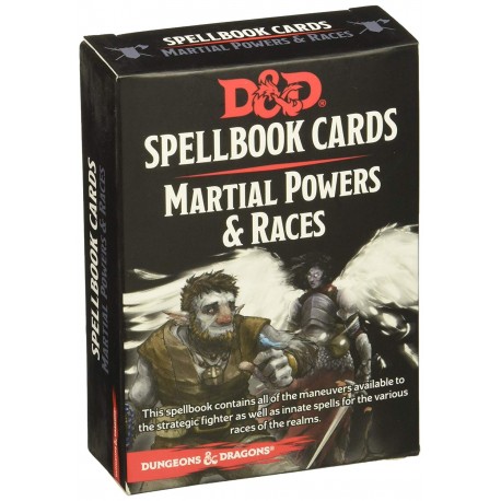 Dungeons & Dragons - Spellbook Cards - Martial Powers & Races (61 Cards)