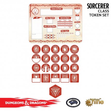 Dungeons & Dragons - Sorcerer Token Set