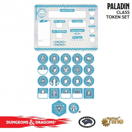 Dungeons & Dragons - Paladin Token Set