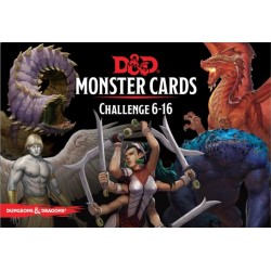 Dungeons & Dragons - Monster Card Deck Levels 6-16 (74 Cards)