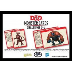 Dungeons & Dragons - Monster Card Deck Levels 0-5 (195)