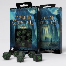 Kości RPG - Zew Cthulhu: Czarno-zielone