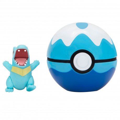 Pokemon Clip 'n' Go - Totodile + Dive Ball