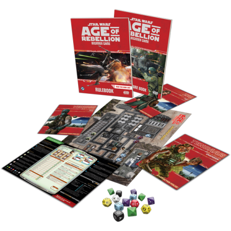 Star Wars Age of Rebellion RPG Beginner Game