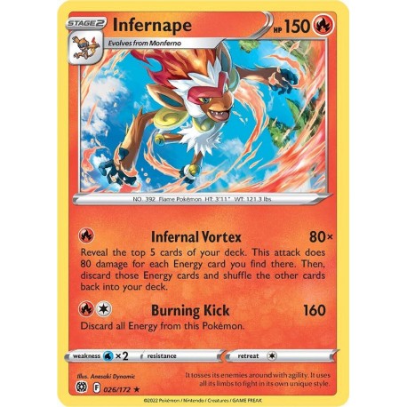 Infernape (BRS026/172) [NM]