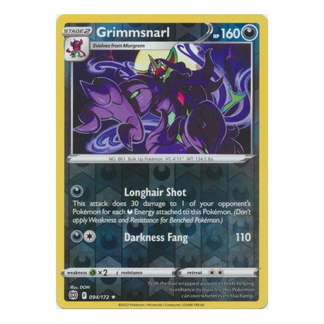 Grimmsnarl (BRS094/172) [NM/RH]