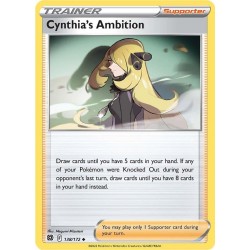 Cynthia's Ambition...