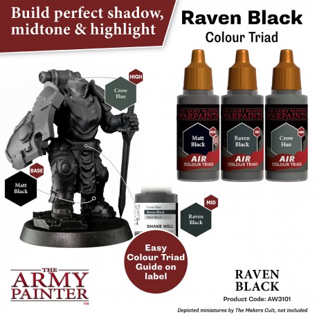 Army Painter Air - Raven Black