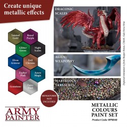 Army Painter Set - Metallic Colours Paint Set