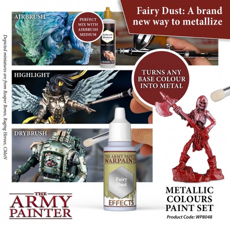 Army Painter Set - Metallic Colours Paint Set