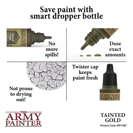 Army Painter Metallics - Tainted Gold