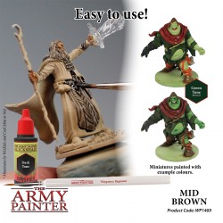 Army Painter Washes - Mid Brown
