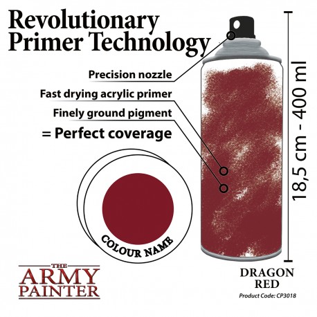 Army Painter Spray - Dragon Red