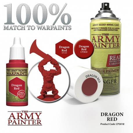 Army Painter Spray - Dragon Red