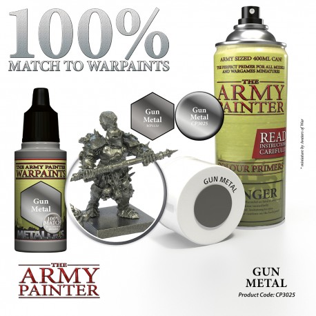 Army Painter Spray - Gun Metal